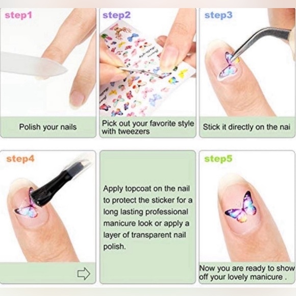 $3 GOTHIC NAIL STICKER SHEET. NEW. $3 WITH ANY $10 ORDER OR MORE - Picture 6 of 16